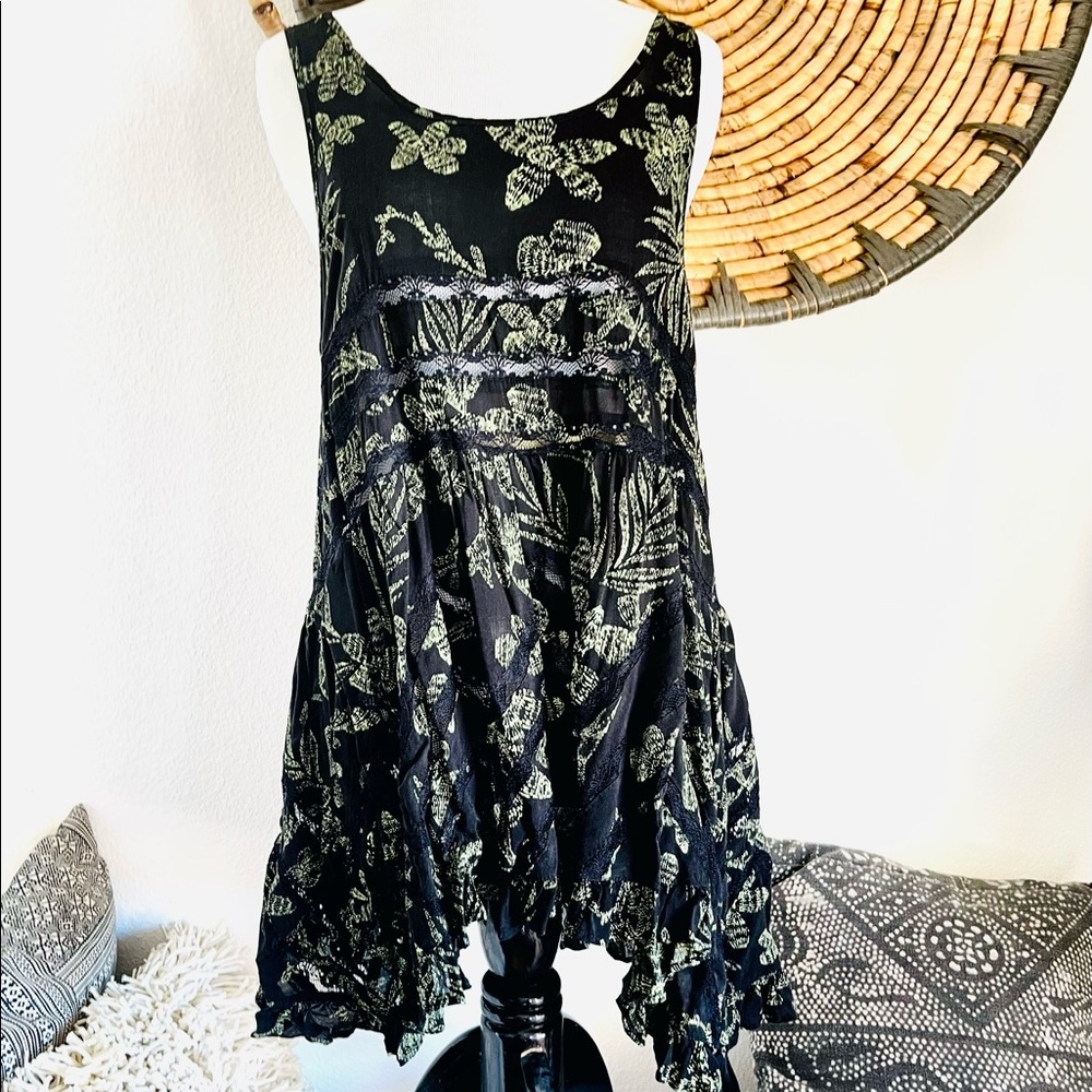 Free People Intimately slip voile trapeze dress